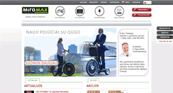 Desktop Screenshot of miromax.lt